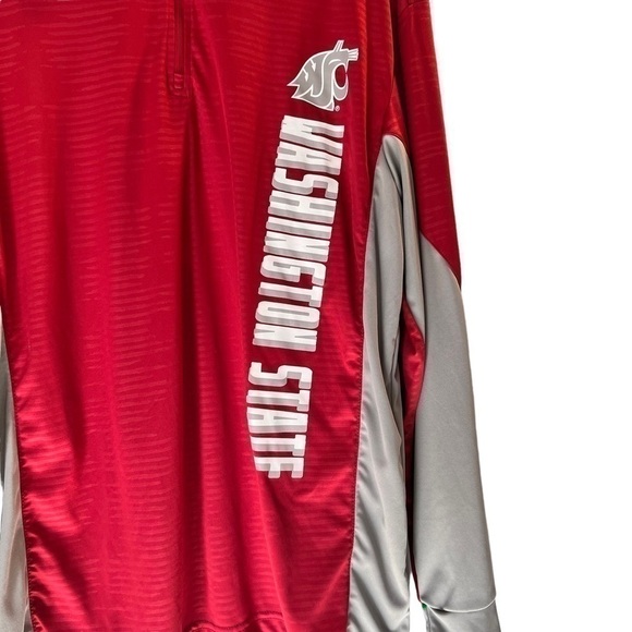 Washington State Cougars 1/4 Zip Wind Shirt size LG (M1) - Picture 3 of 6